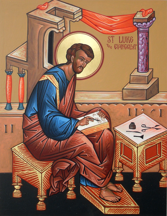 Icon of Saint Luke the Evangelist