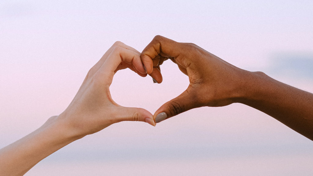 Hands Forming a Heart Shape