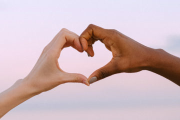 Hands Forming a Heart Shape